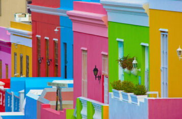 Colorful Bo Kaap neighborhood, Cape Town, South Africa